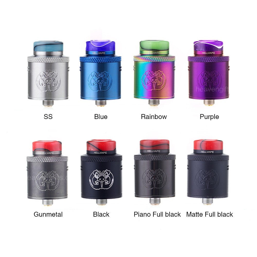 Hellvape Drop Dead RDA TVC X HEATHEN ALL COLOURS - Vapkituk