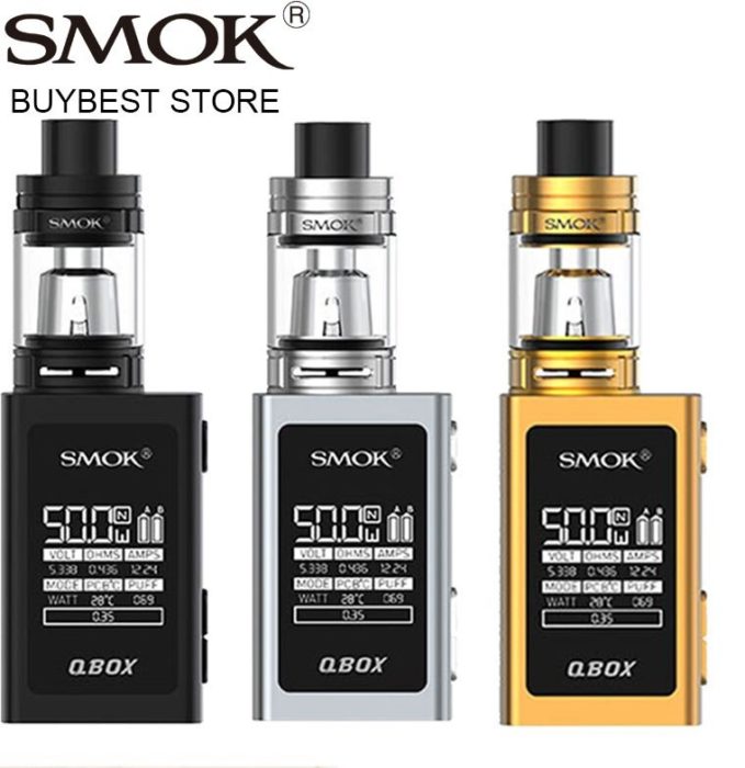 SMOK QBOX 50W TC & TFV8 BABY FULL KIT GENUINE WITH AUTHENTIC SCRATCH CODE - Vape Store UK | Online Vape Shop | Disposable Vape Store | Ecig UK