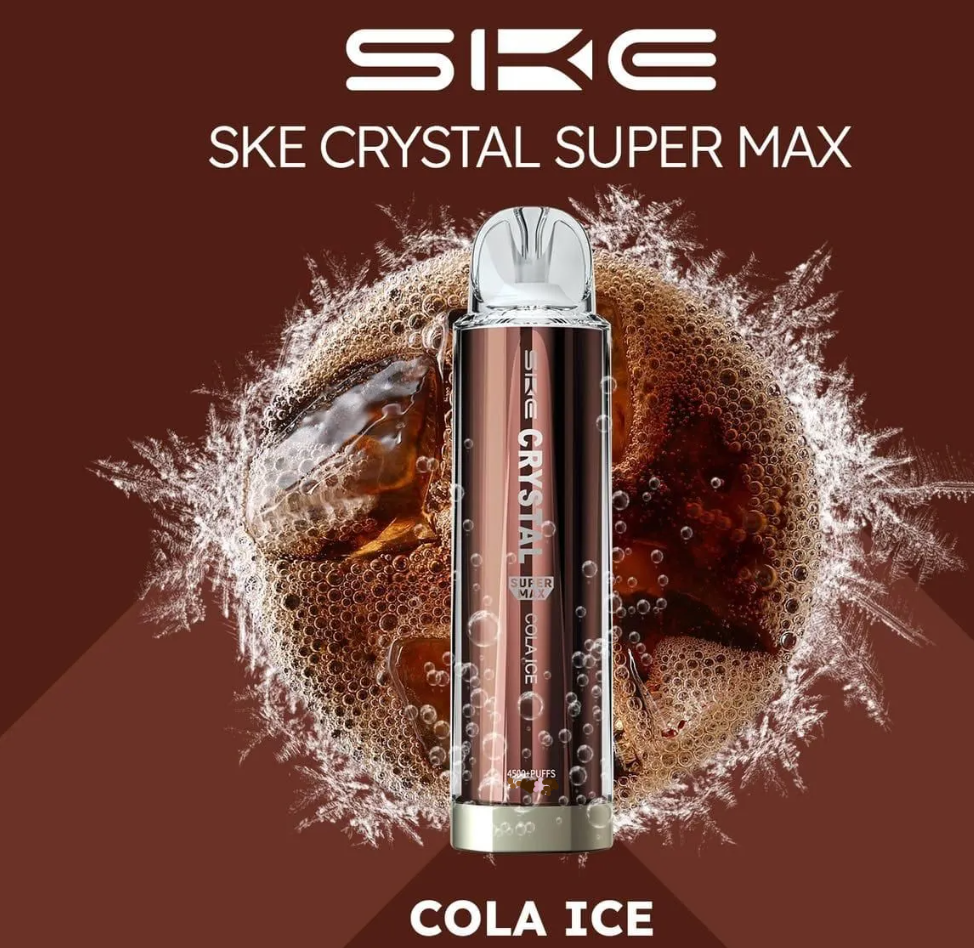 SKE Supermax 4500 Puffs Crystal Disposable Cola Ice