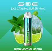 SKE Supermax 4500 Puffs Crystal Menthol Mojito