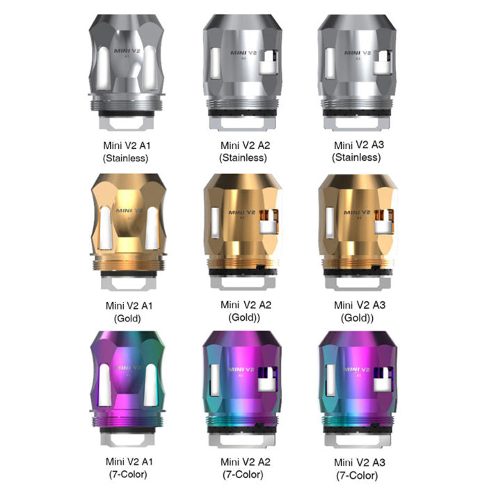 SMOK TFV Mini V2 A1 A2 A3 REPLACEMENT COILS - Vape Store UK | Online Vape Shop | Disposable Vape Store | Ecig UK