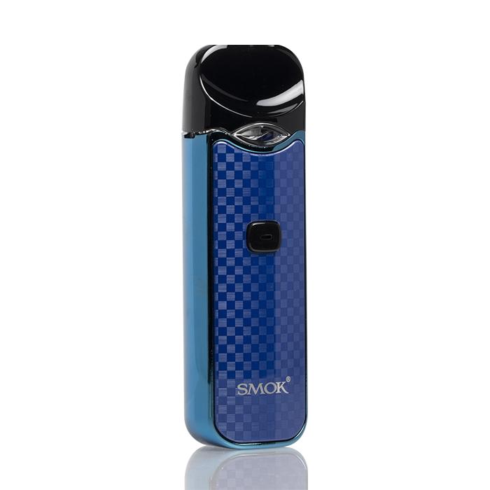 SMOK_NORD_15W_Pod_Kit_carbon_fiber_blue
