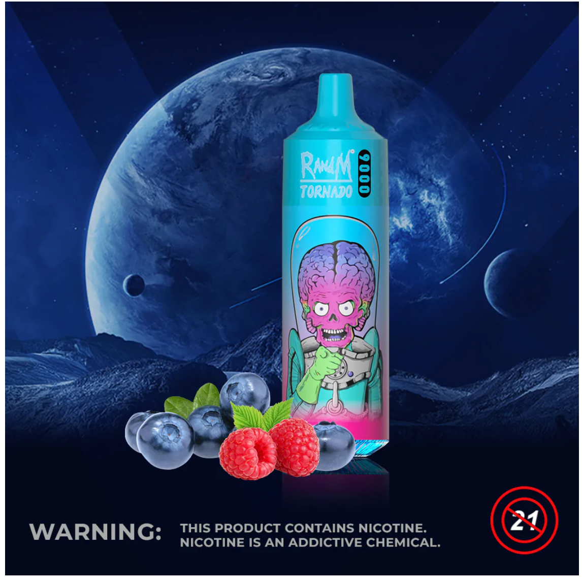 RandM Tornado 9000 Puffs Vape: Buy at Just £8.48