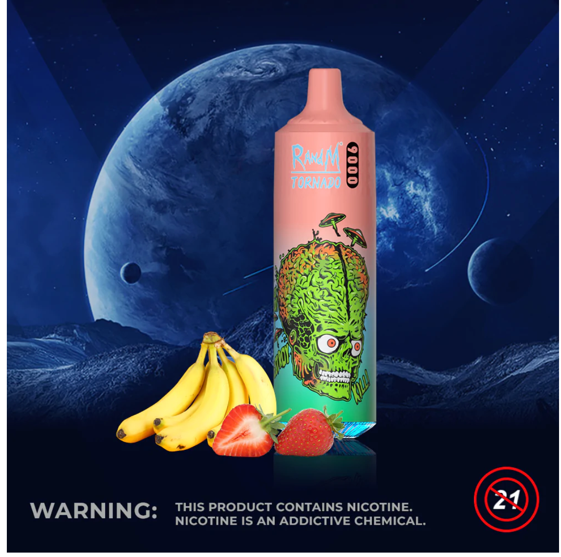 RandM Tornado 9000 Puffs Vape: Buy at Just £8.48