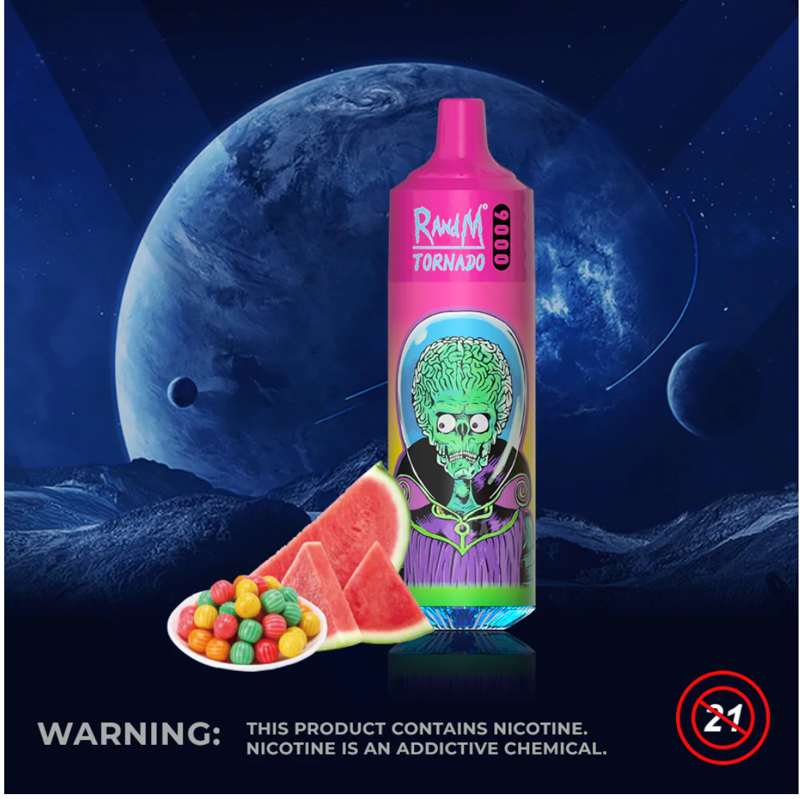 RandM Tornado 9000 Puffs Vape: Buy at Just 8.48