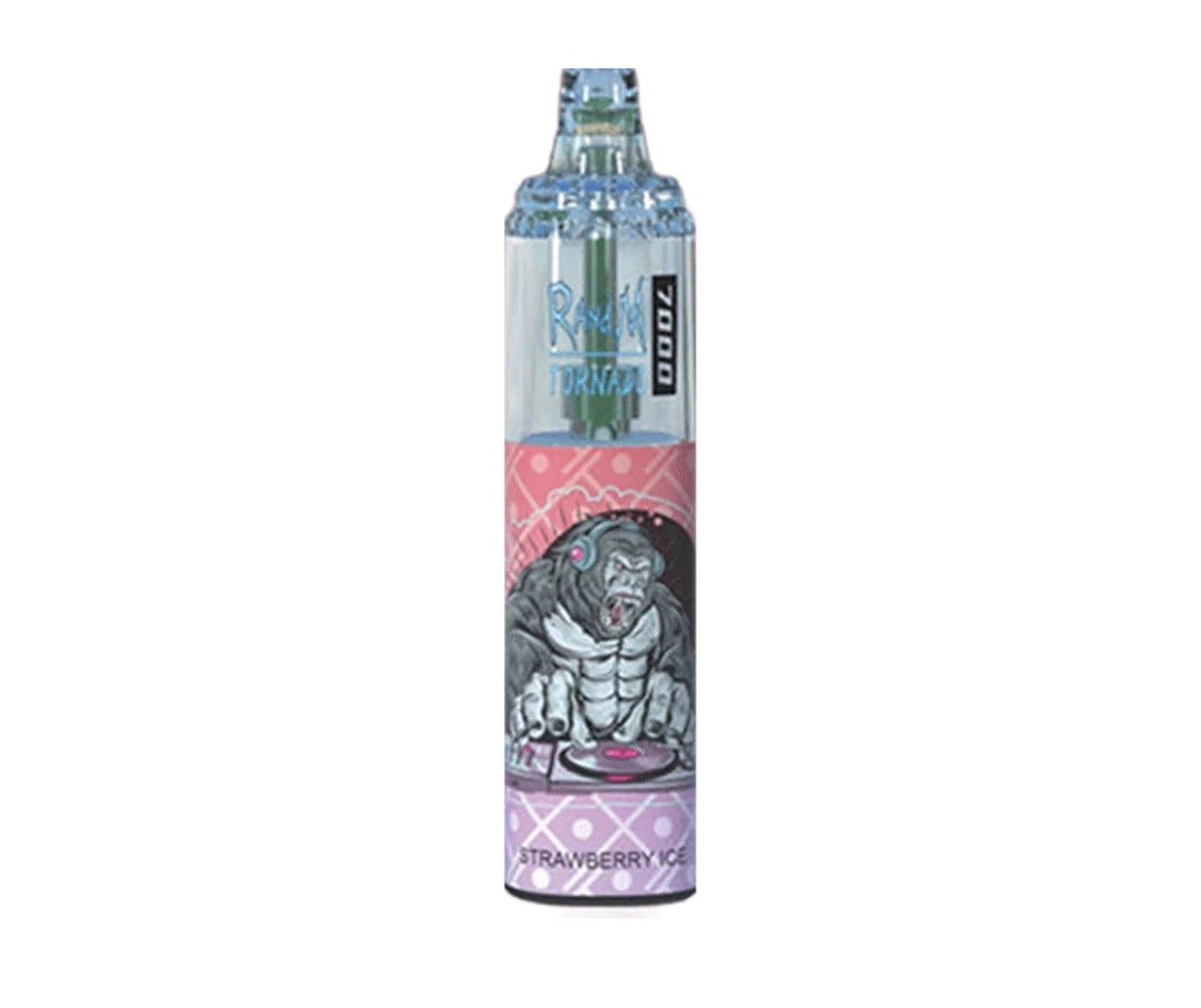 Strawberry Ice R And M Tornado 7000 Puffs 10 Gorilla Vapes - Vape Store UK | Online Vape Shop | Disposable Vape Store | Ecig UK