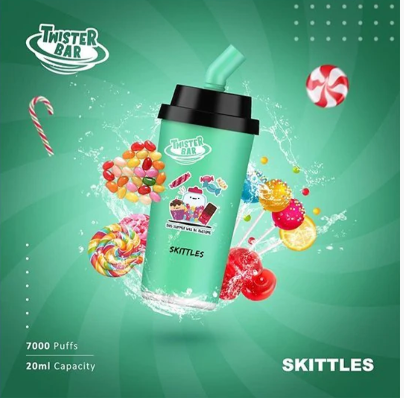 Twister Bar 7000 Puffs Vape (Just at 10.98!) Twister Bar 7000 Puffs Vape (Just at 10.98!)