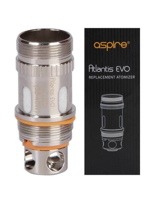 ASPIRE ATLANTIS EVO 0.4 & 0.5 Ohm COILS - Vape Store UK | Online Vape Shop | Disposable Vape Store | Ecig UK