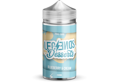 BLUEBERRY & CREAM (DESSERTS) 200ML E LIQUID BY LEGENDS PGVG 30/70