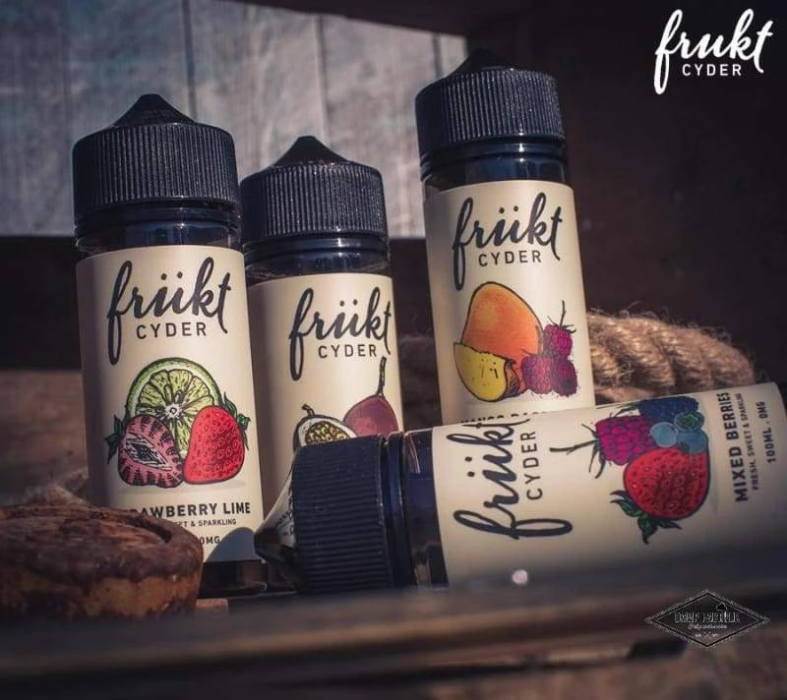 FRUKT CYDER PREMIUM VAPE JUICE E LIQUID 100ML - Vape Store UK | Online Vape Shop | Disposable Vape Store | Ecig UK