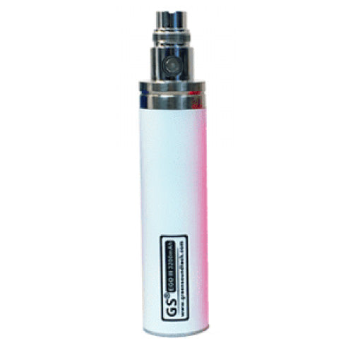 GS Green Sound GS EGO III 3200mAh rechargeable vape battery white color