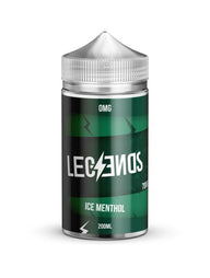 Ice Menthol Vape Juice By Legends E-Liquid 0mg 200ml 70/30 - Vape Store UK | Online Vape Shop | Disposable Vape Store | Ecig UK