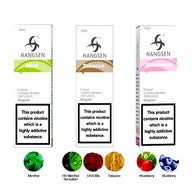 Hangsen E Liquid 10ml Box of 10 tobacco flavours UK