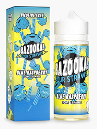 Bazooka e Liquid Sour Straws 100ml Vape Juice 0 Mg 3 Mg 6 Mg Made in USA - Vapkituk