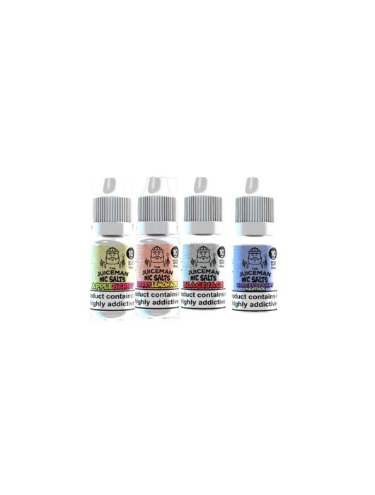 THE JUICEMAN Nic Salts 10ml 10 BOTTLES Juice Vape 10MG/20MG - Vape Store UK | Online Vape Shop | Disposable Vape Store | Ecig UK