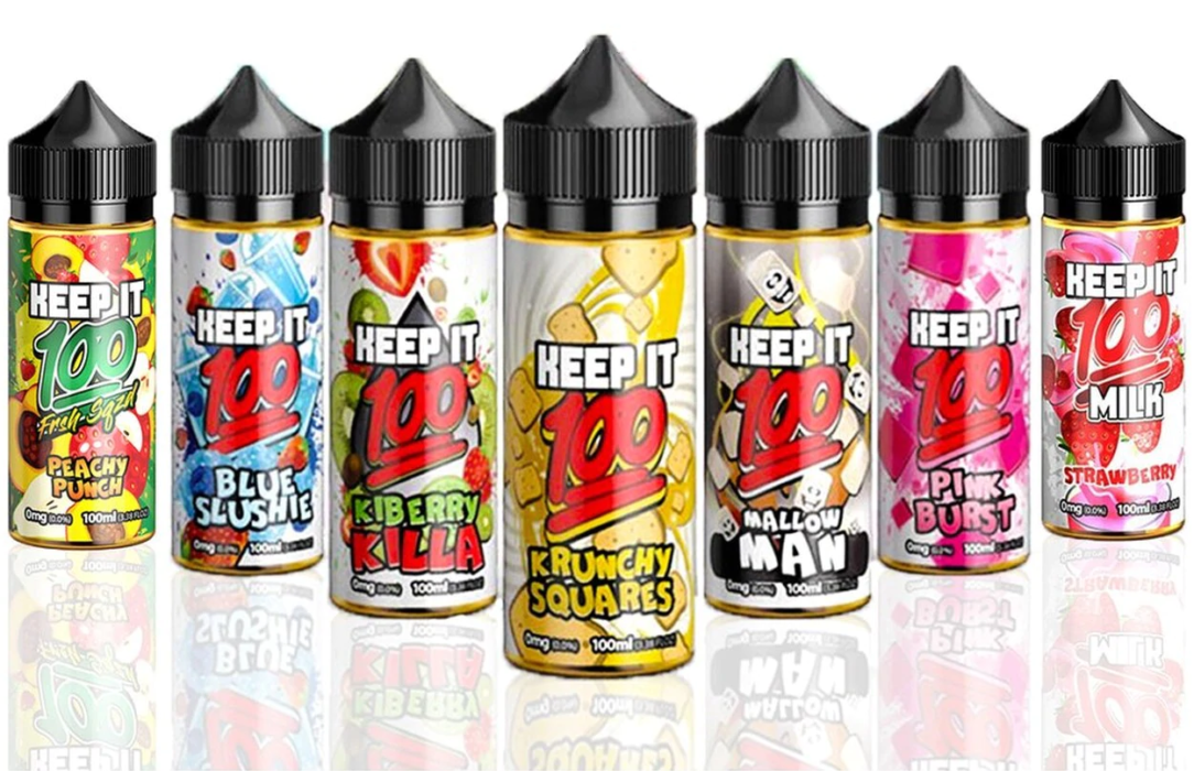 Keep It 100 E Liquid 100ml – Deal Box 500ml - Vape Store UK | Online Vape Shop | Disposable Vape Store | Ecig UK