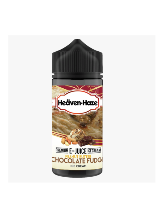 PEANUT BUTTER CHOCOLATE FUDGE ICE CREAM 100ML E LIQUID HEAVEN HAZE - Vape Store UK | Online Vape Shop | Disposable Vape Store | Ecig UK