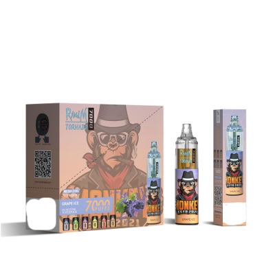 RandM Tornado 7000 Grape Ice Prefilled Vape - 1, 2 & Box of 10