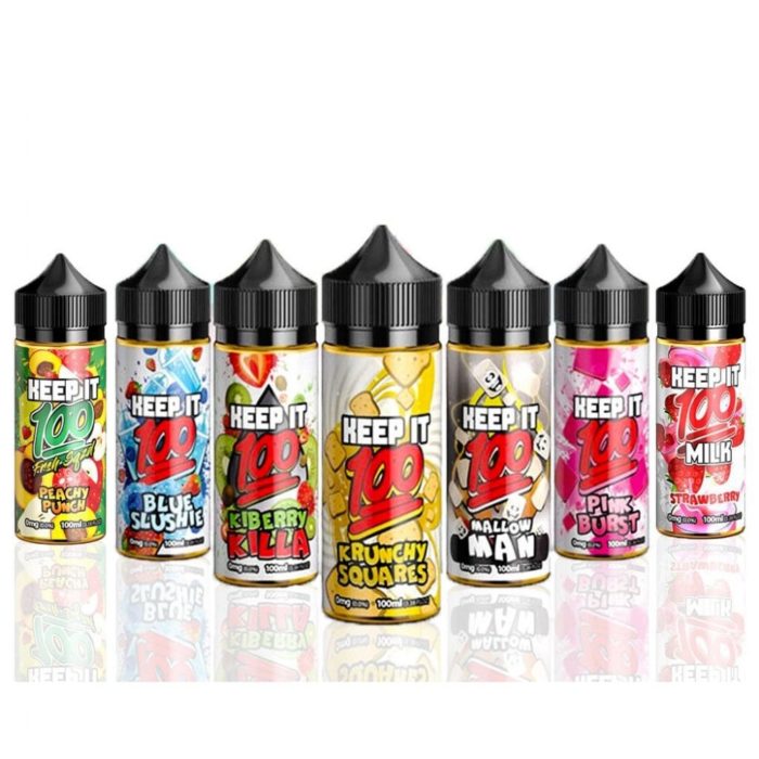 American ELiquid Keep-It-100 Shortfill 120ML Premium-Vape Juice- E Liquid / 0mg - Vape Store UK | Online Vape Shop | Disposable Vape Store | Ecig UK