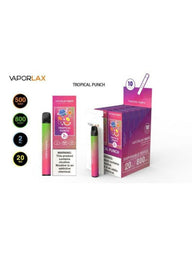 VAPORLAX MATE Disposable Vape Pod Tropical Punch