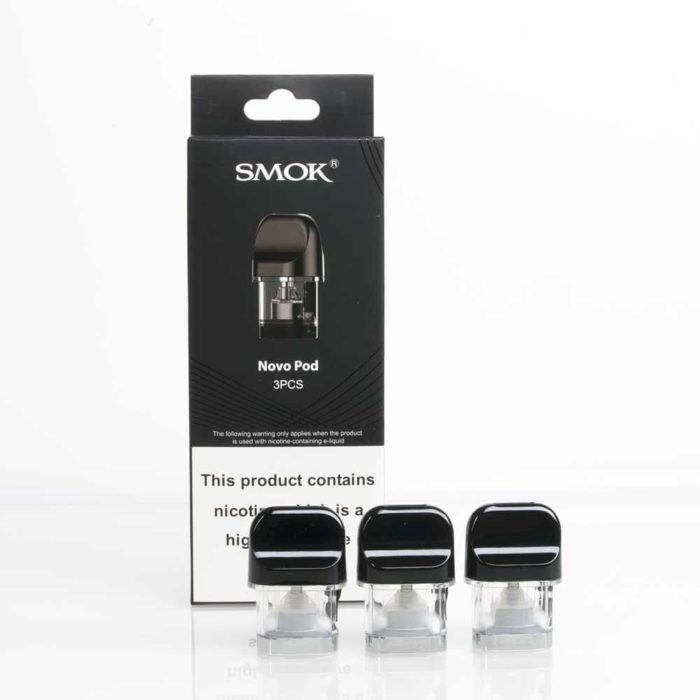SMOK NOVO Pod 450 mAh OR 3x Replacement Pods In 2ml Tank - Vape Store UK | Online Vape Shop | Disposable Vape Store | Ecig UK