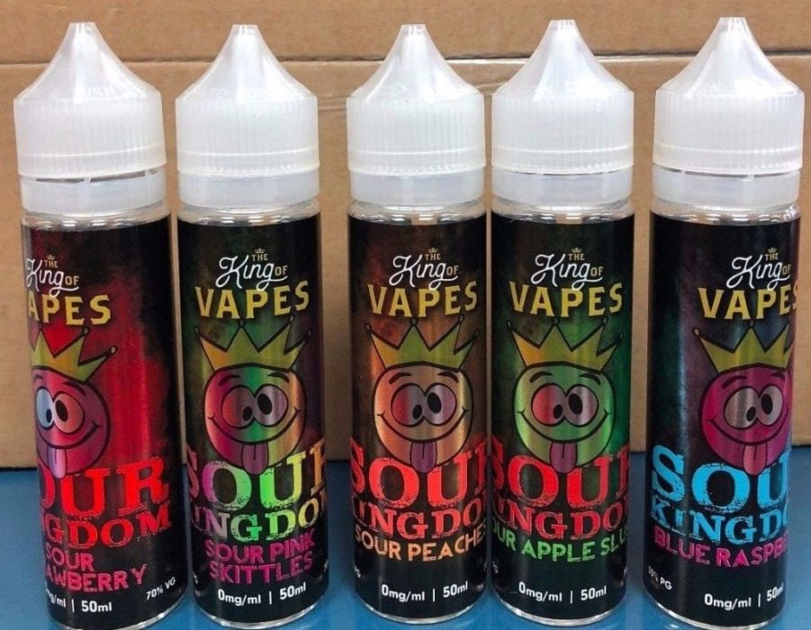 The King Of Vapes Sour Kingdom E Liquid 50ml Vape Juice - Vapkituk