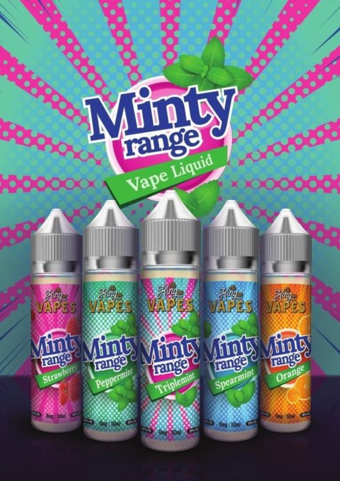 The King Of Vapes E Liquid Minty ELiquid VG/PG 70/30 Mentos Mint Vape Juice - Vapkituk