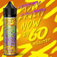 Tasty Fruity E-Liquid 60ml Malaysian E-Juice 0mg, 3mg, 6mg Vape Juice 70/30VG/PG - Vapkituk