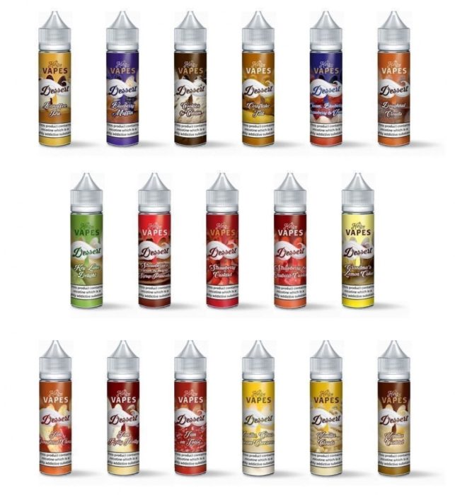 The King Of Vapes E Liquid Dessert Vape E Juice Premium 50ml 0mg Eliquid Shisha - Vapkituk