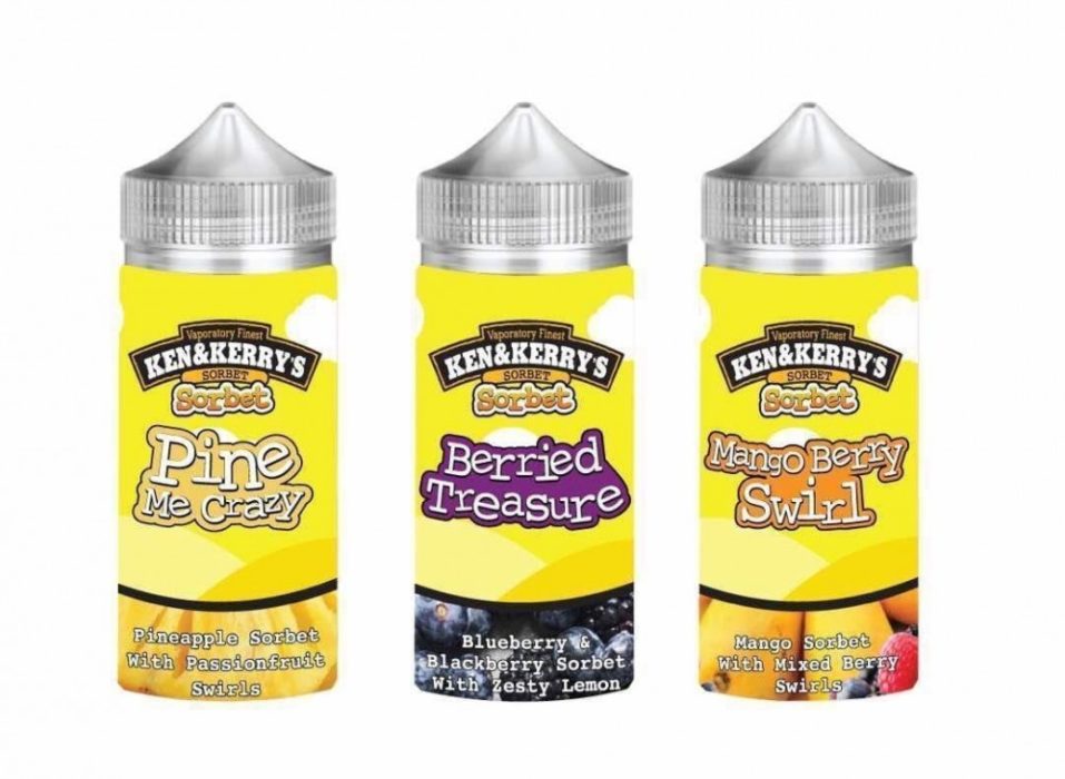 Ken & Kerrys Sorbet E Liquid 100 Shortfill 70/30 VGPG 0mg 3mg Ken and Kerrys - Vape Store UK | Online Vape Shop | Disposable Vape Store | Ecig UK