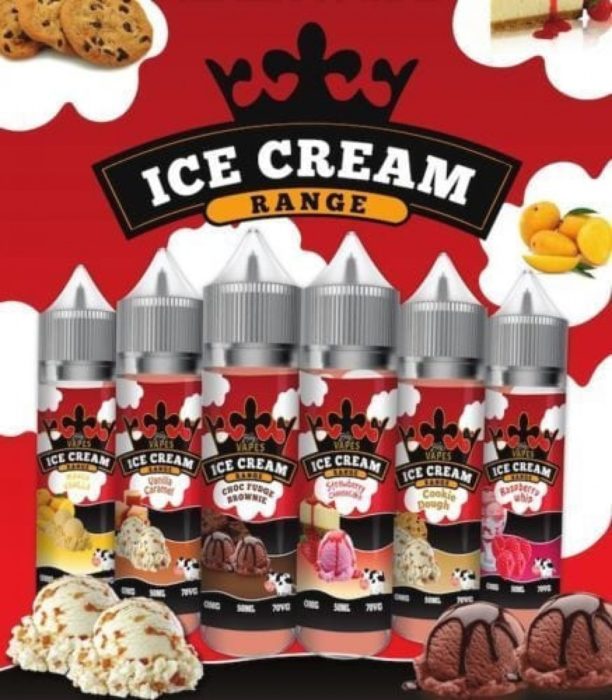 The King Of Vapes ICE CREAM RANGE - Vapkituk