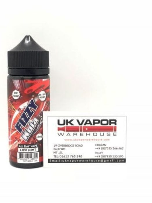 Fizzy E Liquid Vape Juice 0mg 120 ml - Vapkituk