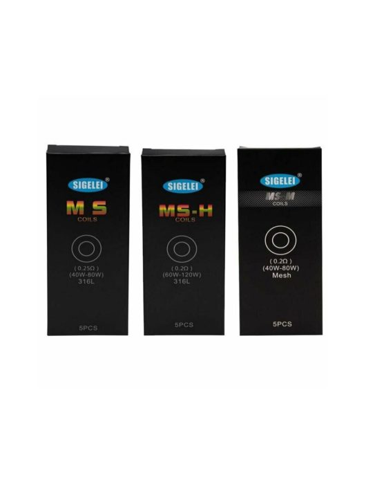 SIGELEI MS and MS-H Moonshot 120 Coils For Sobra Kit Coils 5 Pack MS-M Coils - Vape Store UK | Online Vape Shop | Disposable Vape Store | Ecig UK