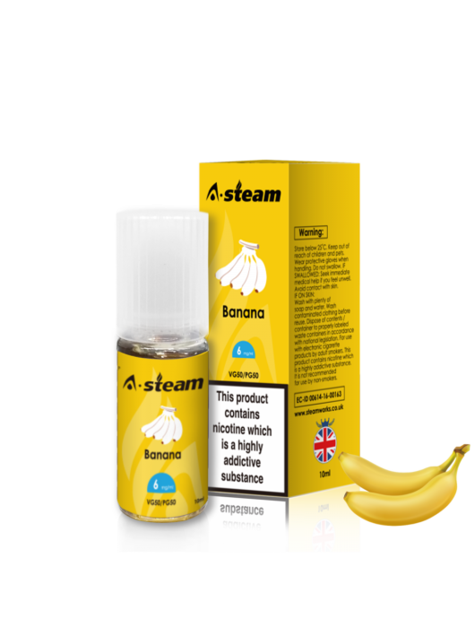 Asteam VAPE LIQUID 10ML BANANA