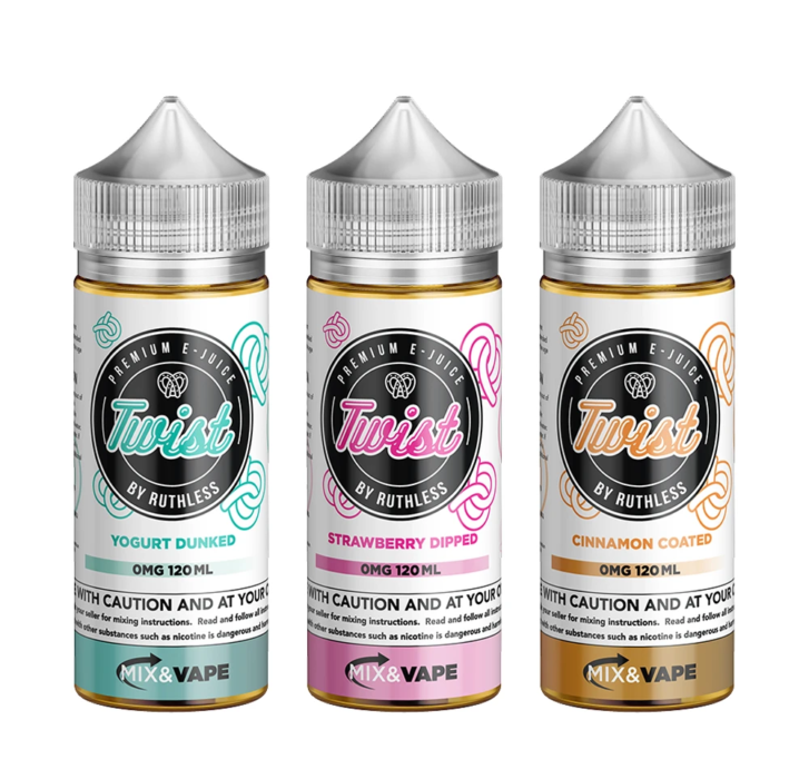 TWIST BY RUTHLESS E LIQUID 100ML - Vape Store UK | Online Vape Shop | Disposable Vape Store | Ecig UK