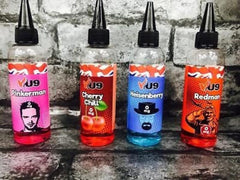 VU9 PRESENTS THE SENSATIONAL SIX PREMIUM QUALITY 0MG SHORTFILL E JUICE +FREESHOT