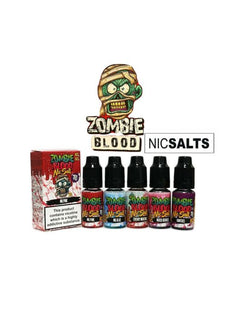 Zombie Blood Nicotine Salt E Liquid 5 x 10ml – Fruity Nic Salt Vape Juice